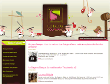 Tablet Screenshot of blog.laroutegourmandedesbasques.com